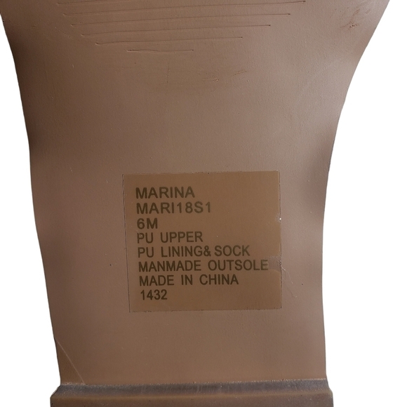 Steve Madden Marina Off White Slides Sz 5.5, 6 - Picture 9 of 10